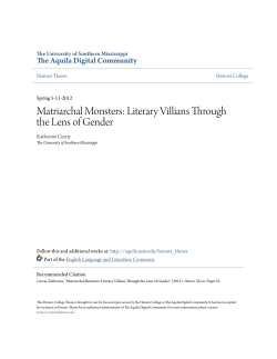 Matriarchal Monsters - The Aquila Digital Community