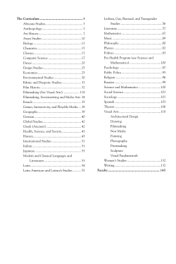 2012-2013 - Sarah Lawrence College