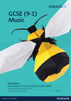 GCSE (9-1) Music - Edexcel