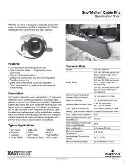 Specification Sheet