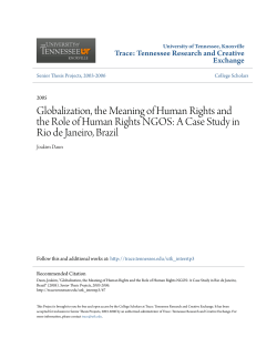 Globalization, the Meaning of Human Rights and the Role of Human