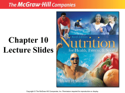 Chapter 10 Lecture Slides
