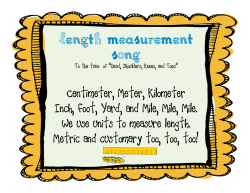 Length Measurement Song Centimeter, Meter, Kilometer Inch, Foot