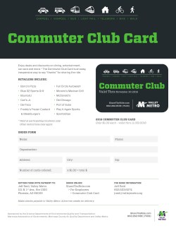 Commuter Club Card
