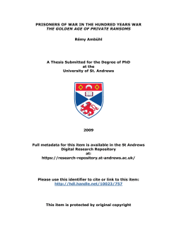 Thesis - St Andrews Research Repository