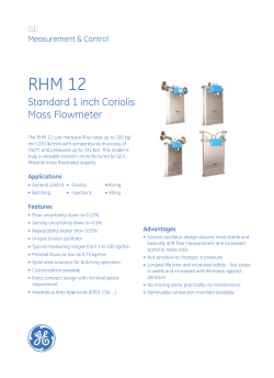Rheonik RHM 12 Standard 1-Inch Coriolis Mass Flowmeter