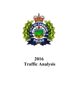 COLLISION OVERVIEW - Camrose Police Service