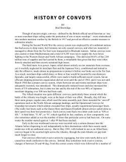 history of convoys
