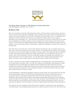 The Water Rises: Clarence C. Dills Battle for Grand Coulee Dam