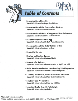Teacher`s Edition - Local Hazardous Waste Management Program