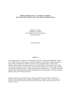 Influence Without Power: The Motives, Strategies