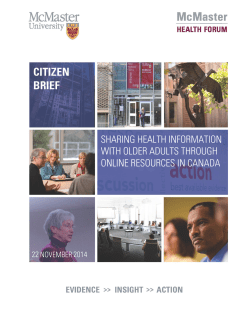 Sharing Health Information with Older Adults through Online
