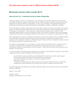 Minnesota revenue notice number 98-12