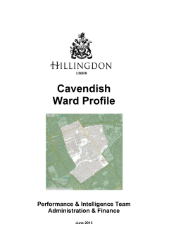 Cavendish Ward Profile - London Borough of Hillingdon