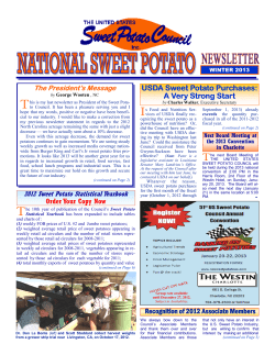 SPCNWinter2013 - US Sweet Potato Council