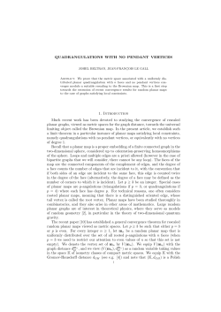 Quadrangulations with no pendant vertices