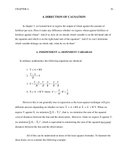 4. DIRECTION OF CAUSATION