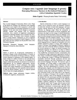 Emerging Discourse Markers in Revitalized