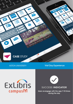 Aston University Visit Day Experience