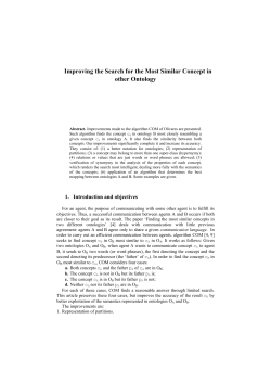 Improving the Search for the Most Similar Concept in other Ontology