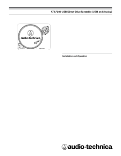 AT-LP240-USB Direct-Drive Turntable (USB and - Audio