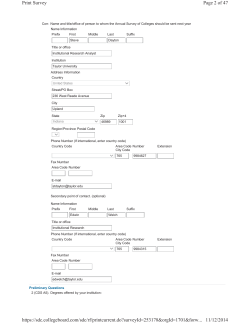 Page 2 of 47 Print Survey 11/12/2014 https://sdc.collegeboard.com