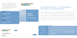 credit history - What`s My Score