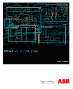 800xA for TRIO Genius 6.0