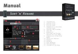 Sort n Rename - Picture Instruments