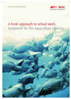 BOC Aquaculture brochure