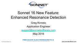 Enhanced Resonance Detection