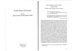 Border Poetics De-limited