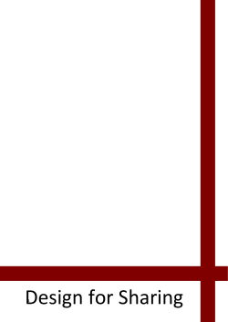 Design for Sharing