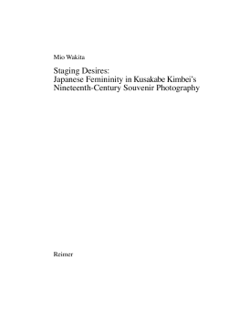 Staging Desires: Japanese Femininity in Kusakabe