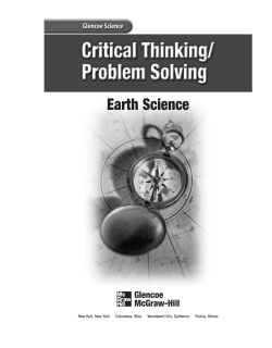 Critical Thinking/Problem Solving