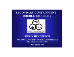 secondary containment - double trouble