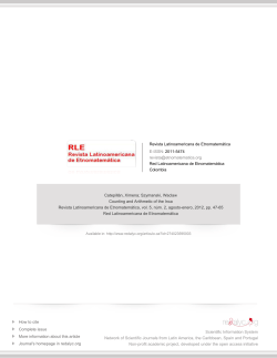 Redalyc.Counting and Arithmetic of the Inca