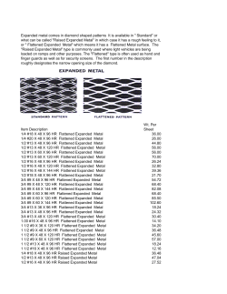 Item Description Wt. Per Sheet 1/4 #18 X 48 X 96 HR Flattened