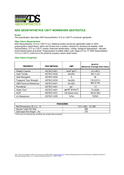ads geosynthetics 1201t nonwoven geotextile