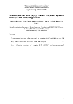 Iminophosphorane based [P2N2] rhodium complexes: synthesis