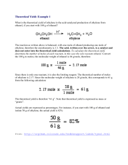 Theoretical Yield: Example 1
