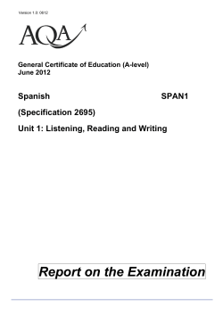 Listening, Reading and Writing