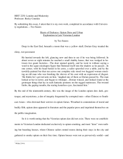 Hearts of Darkness: Opium Dens and Urban Exploration in Late