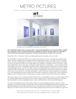 PDF - Metro Pictures