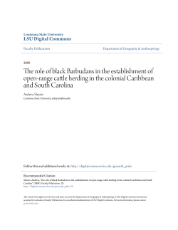 The role of black Barbudans in the establishment of open
