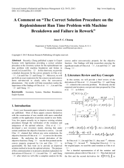 Reprint  - Horizon Research Publishing