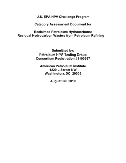 Waste Oil description