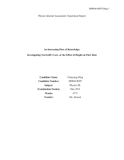 An Increasing Flow of Knowledge