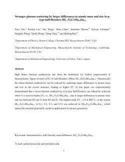 Stronger phonon scattering by larger differences in atomic mass and