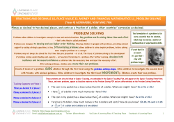 problem solving - A Learning Place